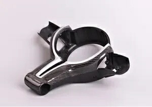 BMW F20 F30 F32 F10 F12 F25 F15 M ステアリングホイールトリムカバーカーボンファイバーグレー For BMW F20 F30 F32 F10 F12 F25 F15 M Steering Wheel Trim Cover Carbon Fibe Gray 【並行輸入品】