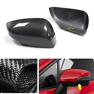 2 個スバル WRX/WRX STI 2015-2021 リアサイドミラーカバーキャップカーボンファイバー 2pcs For Subaru WRX / WRX STI 2015-2021 Rear Side Mirror Cover Cap Carbon Fiber 【並行輸入品】