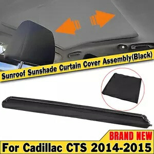 1pc サンルーフシェードカーテンカバーアセンブリキャデラック CTS 2014-2015 4 ドア黒 1pc Sunroof Shade Curtain Cover Assembly For Cadillac CTS 2014-2015 4 Door Black 【並行輸入品】
