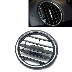 1x ブラッククローム A/C エアベントグリルベント ポルシェ ケイマン ボクスター 987 2006-2012用 1x Black Chrome A/C Air Vent Grill Vent For Porsche Cayman Boxster 987 2006-2012 【並行輸入品】