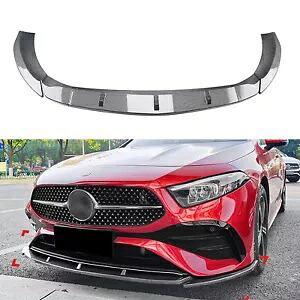 車のフロントバンパースポイラーリップボディキットベンツ W177 A180 A35 AMG 2023 + CB ルック Car Front Bumper Spoiler Lip Body Kit For Benz W177 A180 A35 AMG 2023+ CB Look 【並行輸入品】