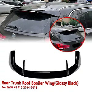グロスブラックリアトランクスポイラーウイングリップ BMW X5 F15 2014-2018 2015 2016 2017 Gloss Black Rear Trunk Spoiler Wing Lip For BMW X5 F15 2014-2018 2015 2016 2017 【並行輸入品】