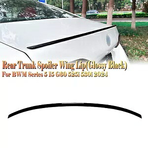 グロスブラックリアスポイラーリップルーフウイング BMW 5 シリーズ i5 G60 530i 2024 に適合 Gloss Black Rear Spoiler Lip Roof Wing Fit For BMW 5 Series i5 G60 530i 2024 【並行輸入品】