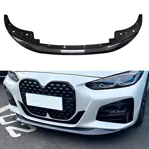 カーボンスタイルフロントバンパースポイラーリップキット BMW 4 シリーズ G22 G24 G26 2020-2024 Carbon Style Front Bumper Spoiler Lip Kit For BMW 4 Series G22 G24 G26 2020-2024 【並行輸入品】