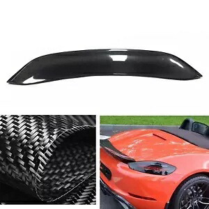 車のリアトランクスポイラーリップポルシェ 718 ボクスター 2016 2017-2019 炭素繊維 Car Rear Trunk Spoiler Lip For Porsche 718 Boxster 2016 2017-2019 Carbon Fiber 【並行輸入品】