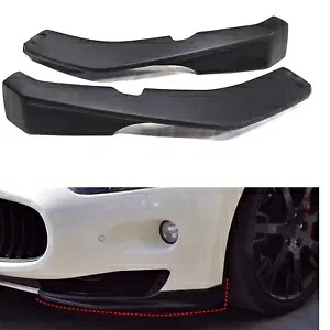 車のフロントバンパーサイドスプリッターマセラティグランツーリスモ GT GTS GC 2008-2014 Car Front Bumper Side Splitter For Maserati Gran Turismo GT GTS GC 2008-2014 【並行輸入品】