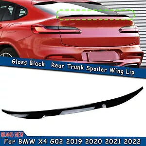車のグロスブラックリアトランクスポイラーリップルーフウイング BMW X4 G02 2018-2022 M 新しい Car Gloss Black Rear Trunk Spoiler Lip Roof Wing For BMW X4 G02 2018-2022 M NEW 【並行輸入品】 41,470円