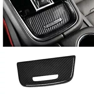 車のインナー灰皿収納ボックスパネルトリムポルシェパナメーラ 17-21 カーボンファイバー Car Inner Ashtray Storage Box Panel Trim For Porsche Panamera 17-21 Carbon Fiber 【並行輸入品】
