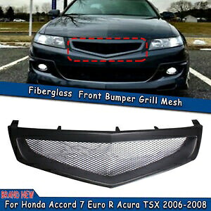 ホンダ アコード 7 ユーロ R アキュラ TSX 2006-2008 グラスファイバーフロントバンパーグリルメッシュ For Honda Accord 7 Euro R Acura TSX 2006-2008 Fiberglass Front Bumper Grill Mesh 【並行輸入品】