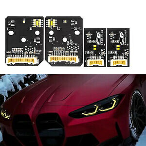 DRL デイタイムランニングライトボード BMW 4 シリーズ M3 M4 425 430 G22 G23 G26 G80 DRL Daytime Running Light Boards For BMW 4 Series M3 M4 425 430 G22 G23 G26 G80 【並行輸入品】