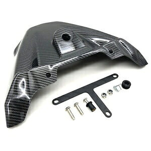 1X フロントフェンダーくちばしエクステンションホイールカバーホンダ NT1100 22-24 カーボンルック 1X Front Fender Beak Extension Wheel Cover For Honda NT1100 22-24 Carbon Look 【並行輸入品】