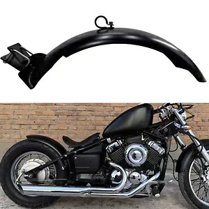 オートバイリアフェンダープレートマッドガードヤマハ DRAGSTAR XVS400 XVS650 黒 Motorcycle Rear Fender Plate Mudguard For YAMAHA DRAGSTAR XVS400 XVS650 Black 【並行輸入品】