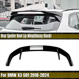ビビッドブラックリアトランクスポイラーリップウィング屋根蓋 BMW X3 G01 2018-2024 19用 Vivid Black Rear Trunk Spoiler Lip Wing Roof Lid Fit For BMW X3 G01 2018-2024 19 【並行輸入品】