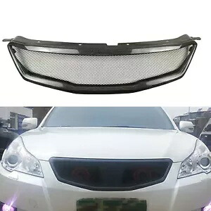 1x 車のフロントバンパーグリルメッシュカバースバルレガシィ 2010 セダンカーボンファイバー 1x Car Front Bumper Grille Mesh Cover For Subaru Legacy 2010 Sedan Carbon Fiber 【並行輸入品】