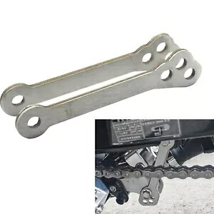2x シルバー リアサスペンション下降リンクキット ホンダ CB400X CB500X 2019-2020用 2x Silver Rear Suspension Lowering Links Kit For HONDA CB400X CB500X 2019-2020 【並行輸入品】