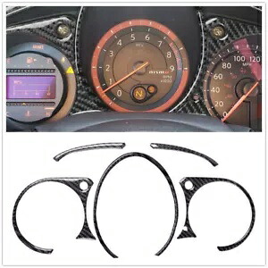 カーボンファイバーダッシュボード計器クラスターパネルトリム日産 370Z Z34 09-22 Carbon Fiber Dashboard Instrument Cluster Panel Trim For Nissan 370Z Z34 09-22 【並行輸入品】