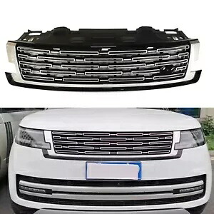 車ブラックフロントバンパーグリルカバーランドローバーレンジローバー L405 2023 Car Black Front Bumper Grille Cover For Land Rover Range Rover L405 2023 【並行輸入品】