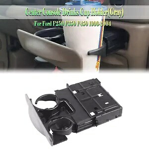 1pc センターコンソールカップホルダーキットフォード F250 F350 F450 F550 1999-2024 グレー 1pc Center Console Cup Holder Kit For Ford F250 F350 F450 F550 1999-2024 Gray 【並行輸入品】