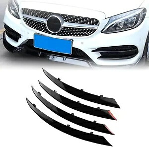 フロントフォグライト装飾カバートリム 2015-2018 メルセデス・ベンツ C クラス スポーツ用 Front Fog Light Decorative Cover Trim For 2015-2018 Mercedes-Benz C Class Sport 【並行輸入品】