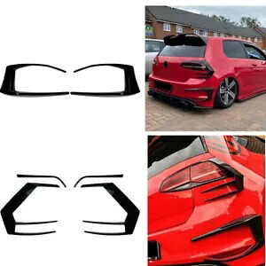 リアバンパースポイラーフォグライトトリム VW ゴルフ 7 GTI R GTD Mk7 2013-2016 2014 Rear Bumper Spoiler Fog Light Trim For VW Golf 7 GTI R GTD Mk7 2013-2016 2014 【並行輸入品】