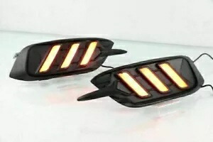 リアバンパーカバー LED フォグランプブレーキライトホンダ Civci セダン 2016 2017 2018 Rear Bumper Cover LED Fog Lamp Brake Light For Honda Civci Sedan 2016 2017 2018 【並行輸入品】
