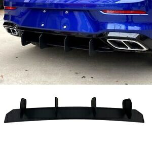 ブラックリアバンパーディフューザーふかひれウイングフォルクスワーゲンゴルフ 8 MK8 Rline 20-23 Black Rear Bumper Diffuser Shark Fin Wing For Volkswagen GOLF 8 MK8 Rline 20-23 【並行輸入品】