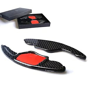 2 カーボンファイバーステアリングホイールシフトパドルエクステンションアウディ A4L A8 S5 S6 09-12 2 Carbon Fiber Steering Wheel Shift Paddle Extension For Audi A4L A8 S5 S6 09-12 【並行輸入品】