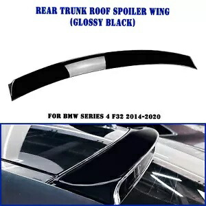 車のリアトランクスポイラーリップウイング BMW 4 シリーズ F32 2014-2020 2015 グロスブラック Car Rear Trunk Spoiler Lip Wing For BMW 4 Series F32 2014-2020 2015 Gloss Black 【並行輸入品】