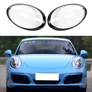 クリアヘッドライトレンズシェルカバーポルシェ 991 911 タルガカレラ 2013-2018 Clear Headlight Lens Shell Cover For For Porsche 991 911 Targa Carrera 2013-2018 【並行輸入品】