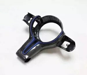 Bmw F20 F30 F32 F10 F12 F25 F15 M ステアリングホイールトリムカバーカーボンファイバーブルー For BMW F20 F30 F32 F10 F12 F25 F15 M Steering Wheel Trim Cover Carbon Fibe Blue 【並行輸入品】