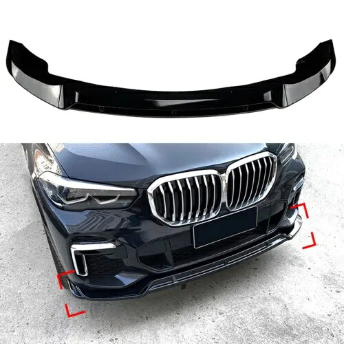 フロントバンパースポイラースプリッターリップ BMW X5 G05 M スポーツ 2019-2023 グロスブラック Front Bumper Spoiler Splitter Lip For BMW X5 G05 M Sport 2019-2023 Gloss Black 【並行輸入品】