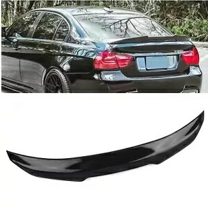 BMW E90 3 シリーズ M3 2006-2011 PSM グロスブラックリアトランクスポイラーウイングリップ For BMW E90 3 Series M3 2006-2011 PSM Gloss Black Rear Trunk Spoiler Wing Lip 【並行輸入品】