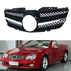 フロントバンパーグリルグリルベンツ SL クラス R230 W230 SL500 SL550 SL600 2003-06 Front Bumper Grill Grille For Benz SL Class R230 W230 SL500 SL550 SL600 2003-06 【並行輸入品】