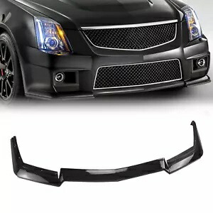 グロスブラック フロントバンパーリップスプリッター 2009-2015 キャデラック CTS 全モデル用 Gloss Black Front Bumper Lip Splitter For 2009-2015 Cadillac CTS All Model 【並行輸入品】 44,220円