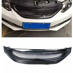 2013 2014 2015 9.5 ホンダシビックセダンフロントバンパーグリルブラックハニカム For 2013 2014 2015 9.5 Honda Civic Sedan Front Bumper Grill Black Honeycomb 【並行輸入品】