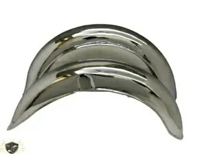 Norton Featherbed スリムラインフロント & リアクロームマッドガードセットに適合 FIT FOR NORTON FEATHERBED SLIMLINE FRONT & REAR CHROMED MUDGUARD SET 【並行輸入品】