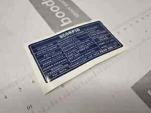 マヒンドラ SCORPIO 2ND GEN、SCORPIO 3RD GEN、SCORPIO 3RD GEN 用ステッカー F/L - 010 Sticker for MAHINDRA SCORPIO 2ND GEN, SCORPIO 3RD GEN, SCORPIO 3RD GEN F/L - 010 【並行輸入品】