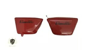 ノートン ファストバック コマンド / インターステート レッド塗装サイドパネルに適合。 FIT FOR NORTON FASTBACK COMMANDO / INTERSTATE RED PAINTED SIDE PANEL 【並行輸入品】