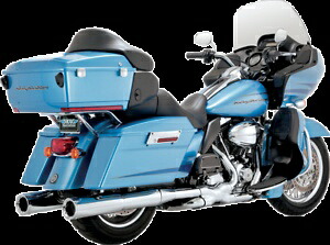 Vance & Hines ハイ アウトプット スリップオン クローム マフラー ハーレー 95-16 ツーリング FLHR FLHX Vance & Hines Hi Output Slip On Chrome Mufflers Harley 95-16 Touring FLHR FLHX 【並行輸入品】｜カスタムパーツ WORLD倉庫