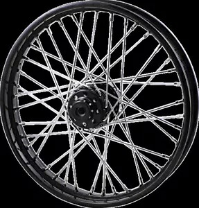 Drag Specialty レースアップ 40 スポーク フロント ホイール リム ブラック 21x2.15 Drag Specialties Laced 40 Spoke Front Wheel Rim Black 21x2.15 【並行輸入品】｜カスタムパーツ WORLD倉庫 83,490円