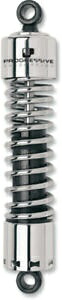 Progressive 412 シリーズ 12.5 インチ クローム リアショック 04-19 ハーレー スポーツスター XL 用 Progressive 412 Series 12.5" Chrome Rear Shocks For 04-19 Harley Sportster XL 【並行輸入品】｜カスタムパーツ WORLD倉庫