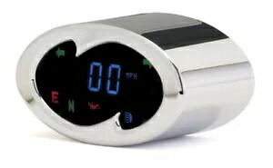 Dakota Digital MCL-5100 シリーズ ウェーブ スピードメーター クローム Dakota Digital MCL-5100 Series Wave Speedometer Chrome 【並行輸入品】