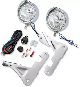 ショークロームペア LED オートバイドライビングライト 96-17 ハーレーツーリングバガー FLHX Show Chrome Pair LED Motorcycle Driving Lights 96-17 Harley Touring Bagger FLHX 【並行輸入品】