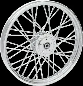 Drag Specialty 21x2.15 フロント ホイール - 編み上げ 40 スポーク - クローム Drag Specialties 21x2.15 Front Wheel - Laced 40 Spoke - Chrome 【並行輸入品】