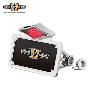 LED サイドマウント テールライト クローム フレーム ハーレー 5 スピード ソフテイル 1987-1999 に適合 LED Side-mount Taillight Chrome Frame Fit For Harley 5-speed Softail 1987-1999 【並行輸入品】 54,120円