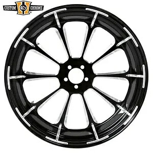 18インチ×5.5インチ ブラックビレットリアホイールリム ハーレーツーリンググライド 08-23 非 ABS に適合 18\