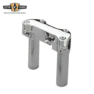 ストレート 4 インチ ハンドルバー ライザー クランプ ハーレー全モデル 1974 年以降に適合 Straight 4'' Handlebar Risers Clamp Fit for Fits for Harley all models 1974-Up 【並行輸入品】