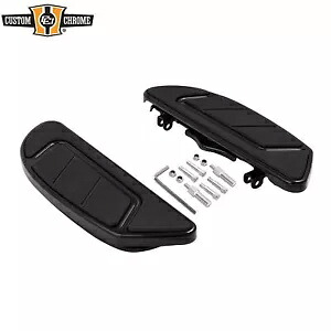 グロスブラックライダーフットボードフロアボードキットハーレーツーリングソフテイルFLDに適合 Gloss Black Rider Footboards Floorboards Kit Fit For Harley Touring Softail FLD 【並行輸入品】