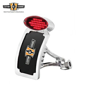 クローム LED サイドマウント キャットアイ テールライト フレーム ハーレー 5 スピード ソフテイル 87-99 に適合 Chrome LED Sidemount Cateye Taillight Frame Fit For Harley 5-speed Softail 87-99 【並行輸入品】