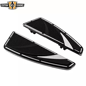 グロスブラックライダーヴェノムスタイルフットボードキットハーレーツーリングソフテイルFLDに適合 Gloss Black Rider Venoms Style Footboards Kit Fit For Harley Touring Softail FLD 【並行輸入品】